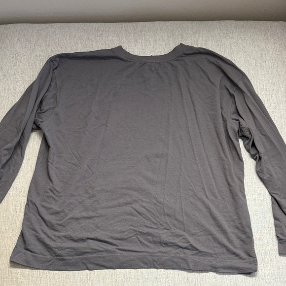 Free People Gray Long Sleeve Tee - Picture 5 of 5